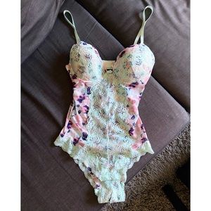 ⭐️BUY 1 GET 1 FREE⭐️Floral Lace Bodysuit Lingerie